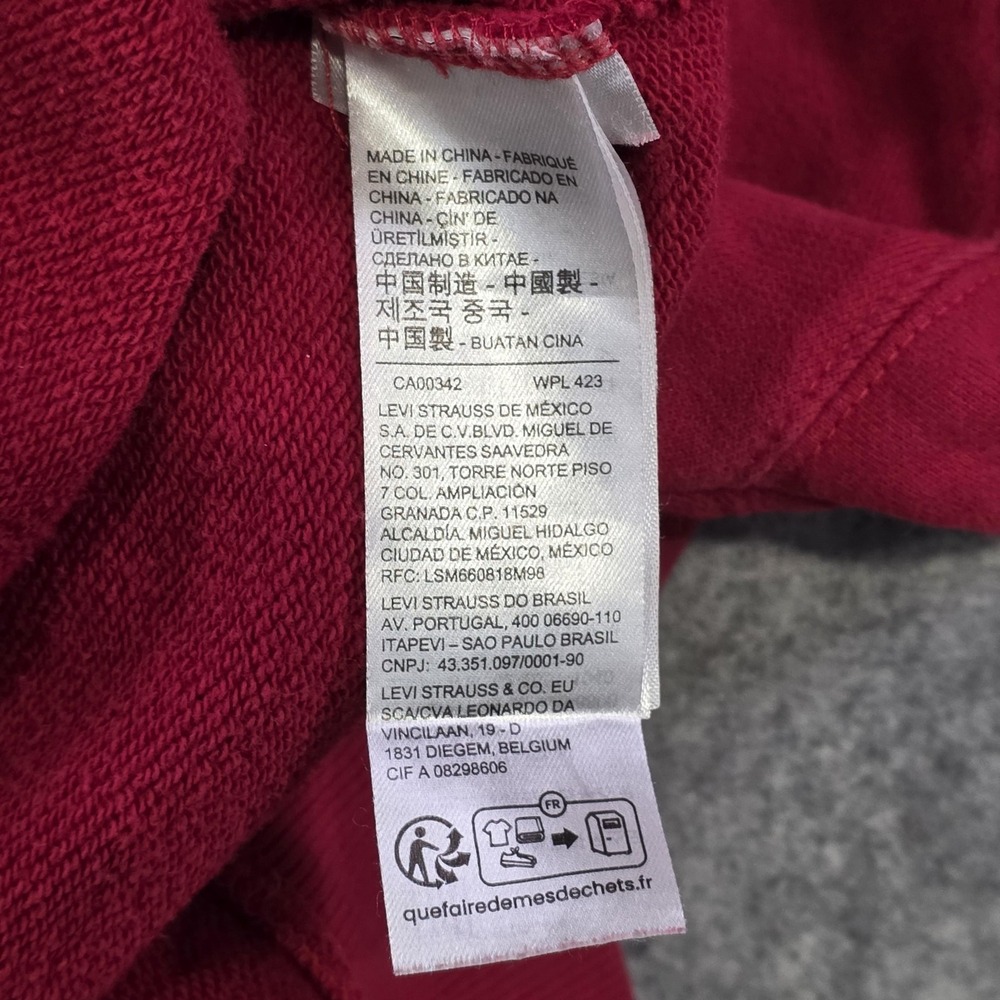 Levi Strauss Hoodie Mens Medium Red Mobile Suit Gundam Seed Anime Sweatshirt - Picture 10 of 15